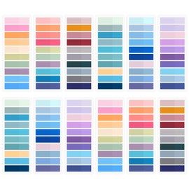 Qufiiry 2400 Pieces Sticky Tabs, Book Tabs, Sticky Notes Tabs, Writable Index Tabs, Book Tabs for Annotating, Books File Classification Book Notes Highlights Page Markers