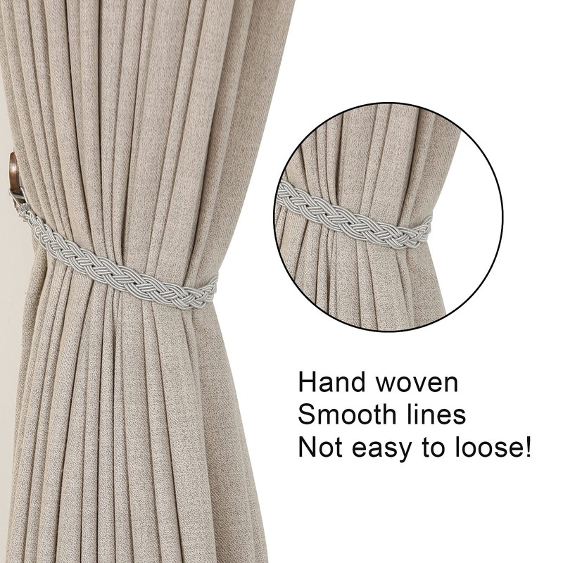 Hand Knitting Curtains Tied Rope Simple Type Curtain Tie Backs