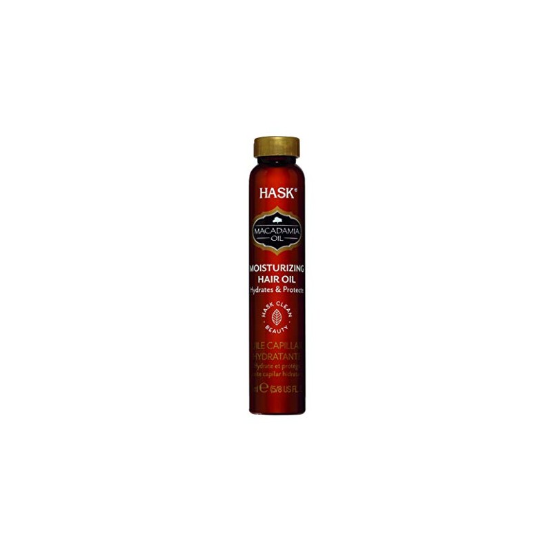 Hask Macadamia Oil Revitalizing Shine Hair Treatment, .625 Ounces