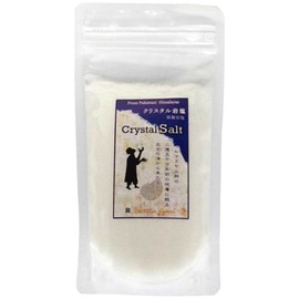 Genki Shokai Crystal Rock Salt, Edible Rock Salt, White, Powder Type, 8.8 oz (250 g)