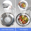 Aufondof 4 Pack Kitchen Sink Strainers, Stainless Steel Sink Drain