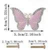 brandname Beyoo 6 pcs Deep Pink Butterfly Shape Door Handle