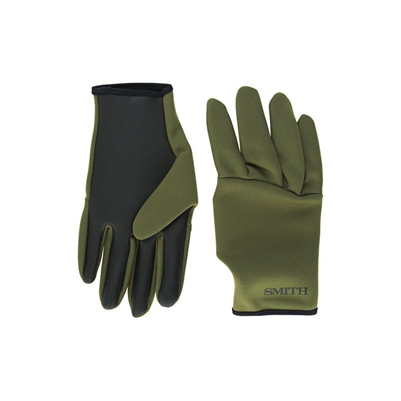SMITH LTD Neoprene Fishing Gloves 5F S Olive