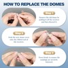 Gulfmew 9Pcs Hearing Aid Domes Compatible with Audien Hearing(Open Round)