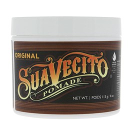 Suavecito Pomade Original Hold For Men 4 oz, 1 Pack - Medium Shine Water Based Wax Like Flake Free Hair Gel - Easy To Wash Out - All Day Hold For All Hairstyles