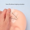 150PCS Eyebrow Stencil Ruler Clear Scale Transparent Eyebrow Shape Positioning
