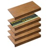 Gashell Wire Shelf Covers, Bamboo Wire Rack Covers for Pantry,