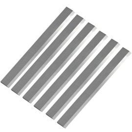 6 Inch HSS Planer Blades for 6" Thickness Jointer Planer 6" x 3/4" x 1/8", Single Edge, Set of 6 pcs