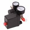 Air Compressor Pressure Switch 1/4in 4 Holes Controller Regulator Valve