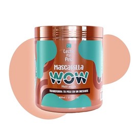 Leche Pal Pelo WOW Deep Conditioning Hair Mask with Collagen - Intensive Repair for Frizz Control, Smooth & Shiny Hair, 27 fl. oz
