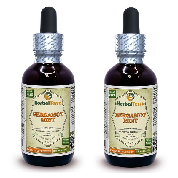 Bergamot Mint (Mentha Citrata) Tincture, Dried Flowering Tops Liquid Extract
