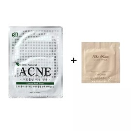 아크네마스크2장 + 오휘 퍼스트 아이크림 60매 Acne Mask 2 Pieces + OHUI First Eye Cream 60 Sheets [First Eye Cream 60 sheets]