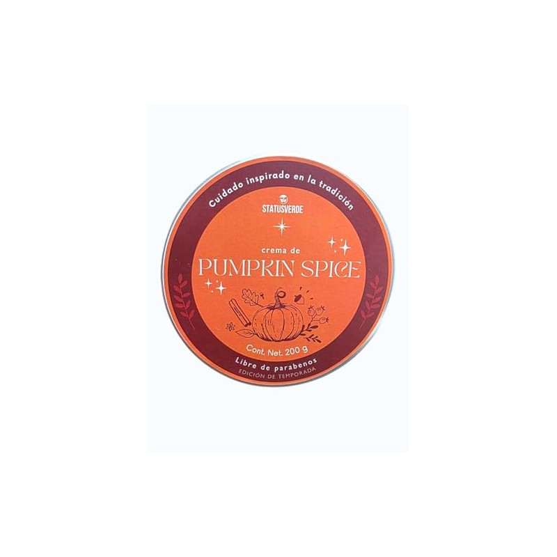 Crema Corporal Pumpkin Spice 200 Aroma Calabaza Especias Edición Temporada