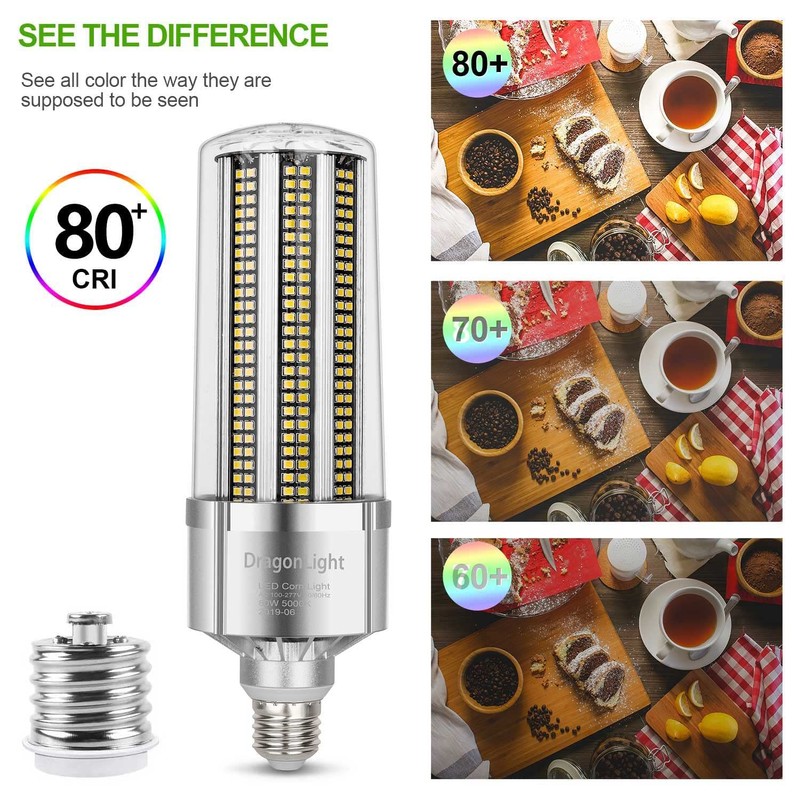 DragonLight 120W Commercial Grade Corn LED Light Bulb(400 Watt Metal