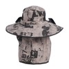 Wide Brim Solar Fan Hat Outdoor Fishing Sunscreen Quick Drying