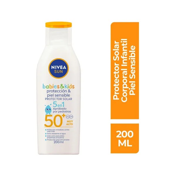 NIVEA Sun Babies & Kids Protector Solar Sensitive Fps50 200ml