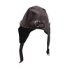 Nicky Bigs Novelties Adult Deluxe Brown Vinyl Vintage Pilot Aviator
