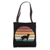 Retro Vintage Sunset Kitten Feline Pet Ukrainian Levkoy Cat Tote