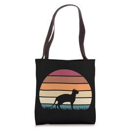 Retro Vintage Sunset Kitten Feline Pet Ukrainian Levkoy Cat Tote Bag