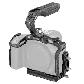 SmallRig Black Mamba Camera Cage Kit for Canon EOS R5 Mark II with Top Handle and Dedicated Cable Clamp, Aluminum Alloy Camera Rig with HawkLock Cold Shoe, 1/4''-20 & 3/8''-16 Threaded Holes - 4976