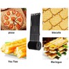 MUNEFE 7 Wheel Pastry Cutter, Multi Wheel Pastry Roller Cutter,