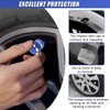 ZIMISI 4PCS Car Tire Valve Stem Caps, Aluminum Alloy Tire