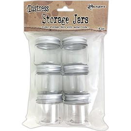 Ranger Distress Storage Jars, Transparent, 18 x 12.8 x 4 cm
