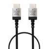 Elecom DH-HDP14ES05SBK HDMI Cable, Premium (Ver2.0), Thin, Bend-resistant, Nylon Mesh,