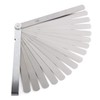 Stainless sikkunesuge-zi Gap Gauge Measure Gauge Thickness Thinness 17 Piece (0.02 mm-1.0 mm)