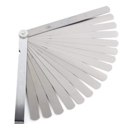 Stainless sikkunesuge-zi Gap Gauge Measure Gauge Thickness Thinness 17 Piece (0.02 mm-1.0 mm) Large 150 mm