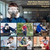 ANUNU Respirator Mask with Filter and Glasses, Chemical Face Protection