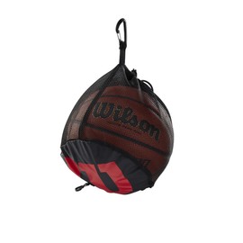 Wilson Unisex Adult Single Ball Bskt Bag Basketball, Black, Plain