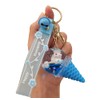 SPEEDYUNI Unicorn Ice Cream Keychain | Aesthetic Liquid Floating Lanyard