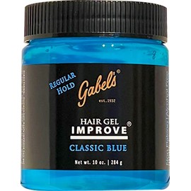 Improve Gabel's Old School Styling Gel Regular Hold Classic Blue 10 oz Travel and Personal size Gabel's sealed version