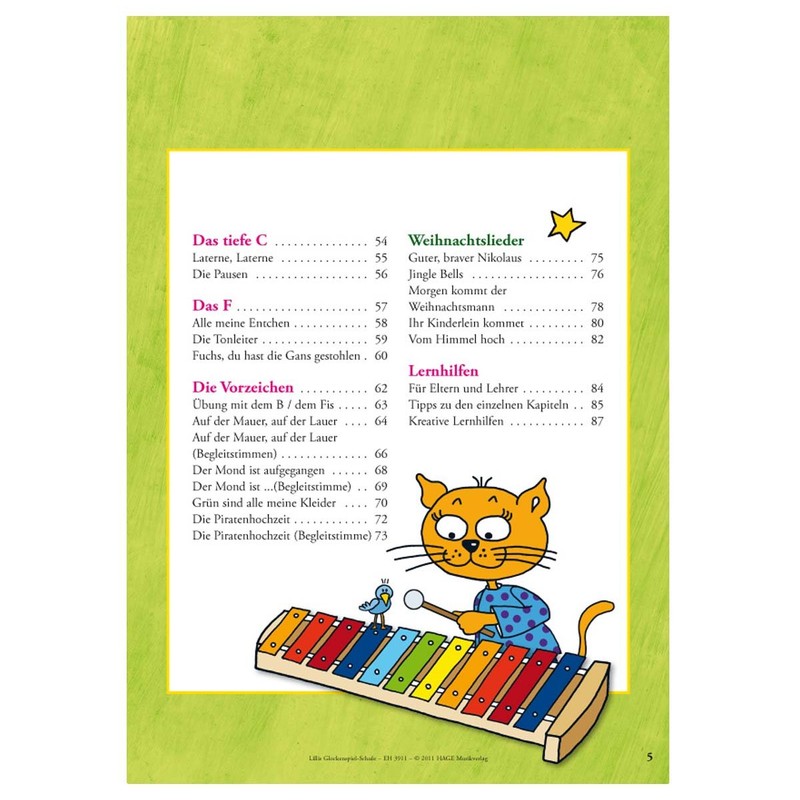 Keepdrum FIRE ENGINE WITH MUSICAL Lilli's Glockenspiel [School Book With