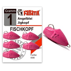 FANATIK Cheburashka Fish Head Jig Head Lead Head Interchangeable Lead Fishing Lead Head Zander Base Lead Fishing Set Lead Ball for Rubber Fish Rubber Bait 3g - 50g (50g - 3 Pieces, Purple - 008)