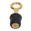Snap Handle Drain Plug Rubber Brass Twist Design Long Lasting