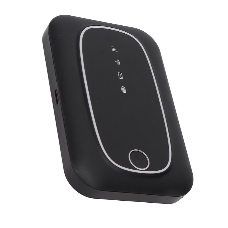 WiFi Hotspot 2000mAh Battery Compact Portable Black 4G SIM Card