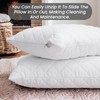 LSC Waterproof Pillow Protectors 2 Pack Quilted Ultra Soft Anti