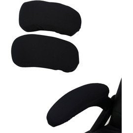 HUIKKJP Armrest Covers 1 Pair Elbow Arm Protection Elastic Chair Armrest Protector Cover Removable Easy Wash (Black)