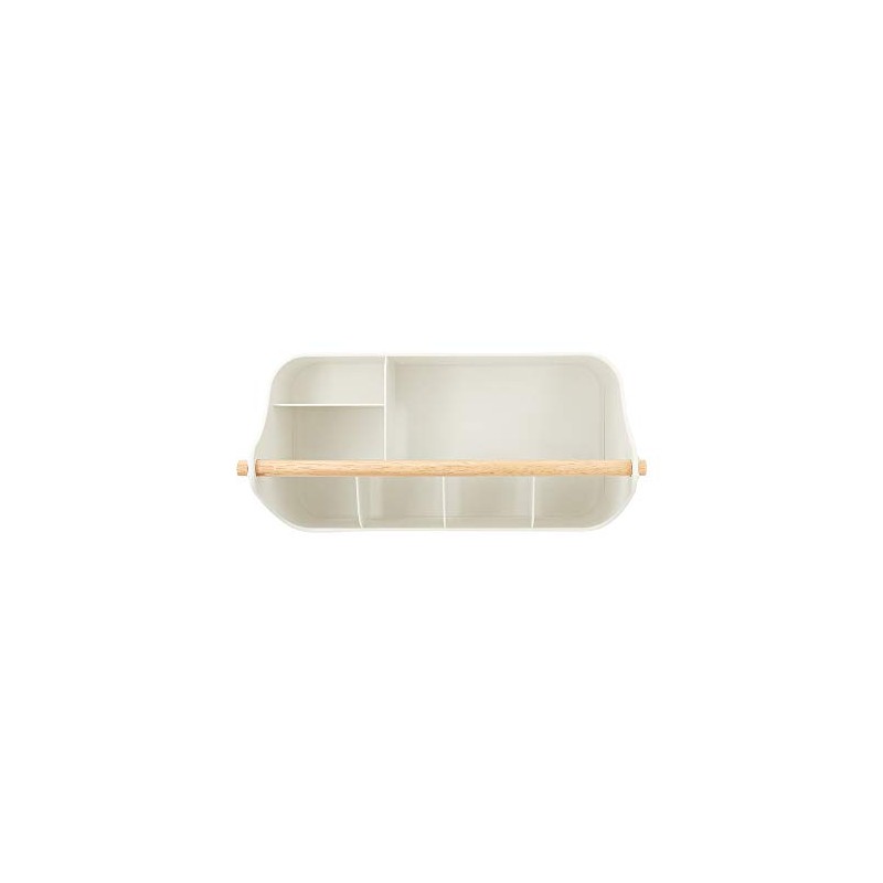 simplywire - Makeup Storage Organiser - Bathroom Caddy - White