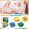 JJiaoLinin Face Changing Magic Cube Game,Wooden Face Changing Magic Cube
