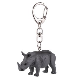 Mojo 387490 Rhino Animal Figure Keychain