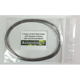 Kester 44 Rosin Core 63/37 .050"(1.27mm) 24-6337-0053 Solder 1.4ounce 15feet