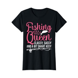 Women Fishing for Girls Fish Bass Fishing T-Shirt