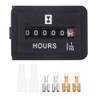 EVGATSAUTO Mechanical Engine Hour Meter Generator Hourmeter, DC 6-80V Mechanical