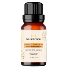 Aceite Esencial Tranquility and Well-Being, Mezcla de Lavanda, Naranja y Bergamota, 100% Natural y Puro, 15 ml