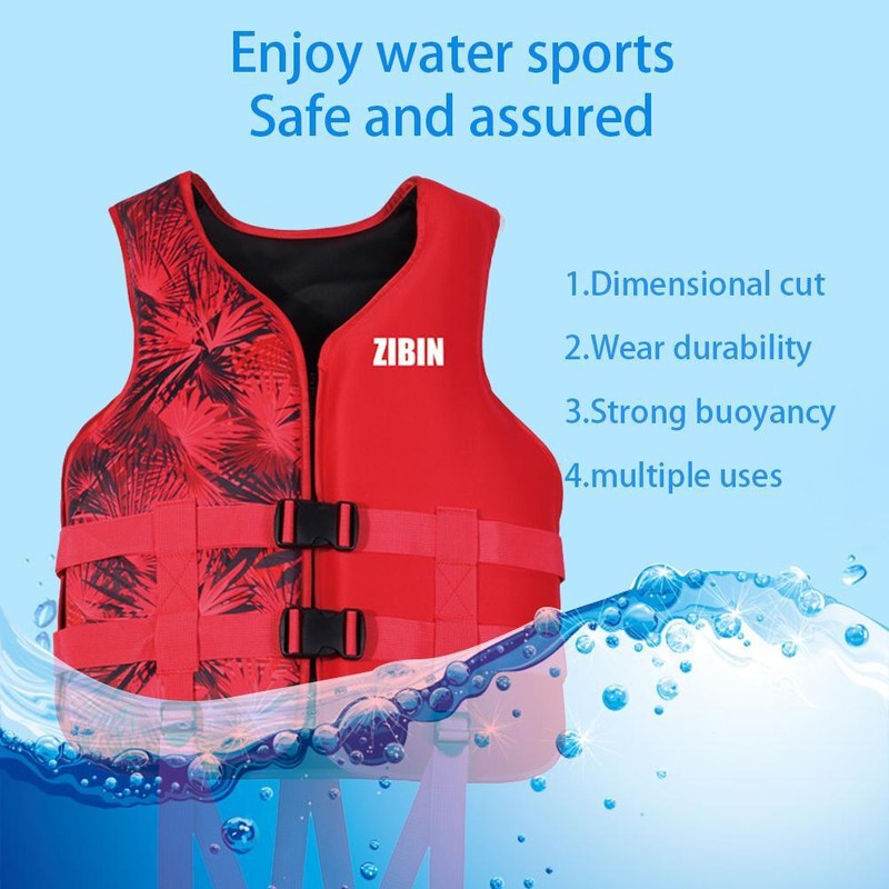 Kids Swim Vest Life Jacket for Children Adults Flotation Swimsuit