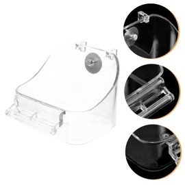 FUNOMOCYA Bird Feeder Bathtub Hanging Shower Cube for Birds Water Feature Parrot Easy to Use and Clean