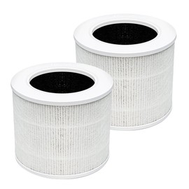 Benfosh 2-Pack Replacement 3-IN-1 HEPA Filters Compatible with LEVOIT Core Mini Air,Filter Replace Number Core Mini-RF